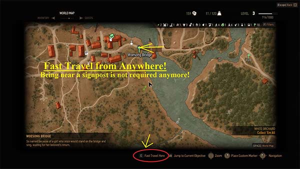 Fast Travel From Anywhere
